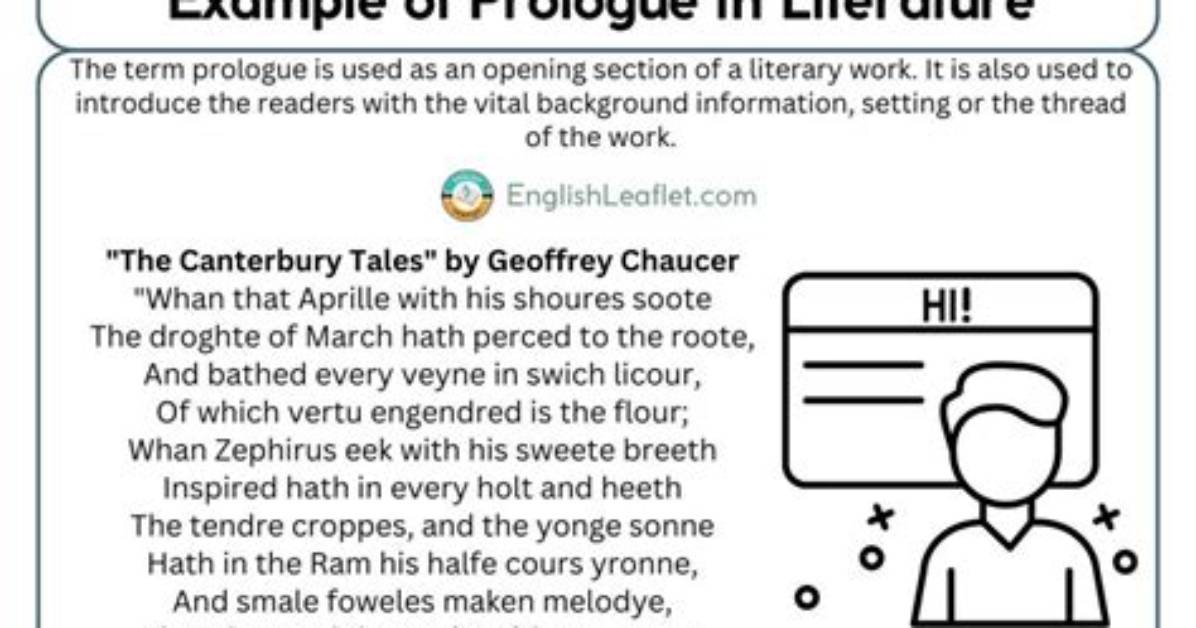 Do You Read Prologues?