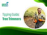 Do You Tip Tree Trimmers?