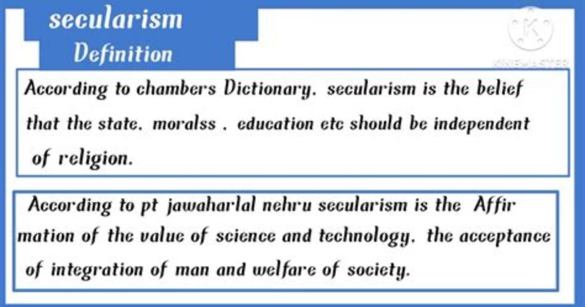 Do You Understand Secularism?
