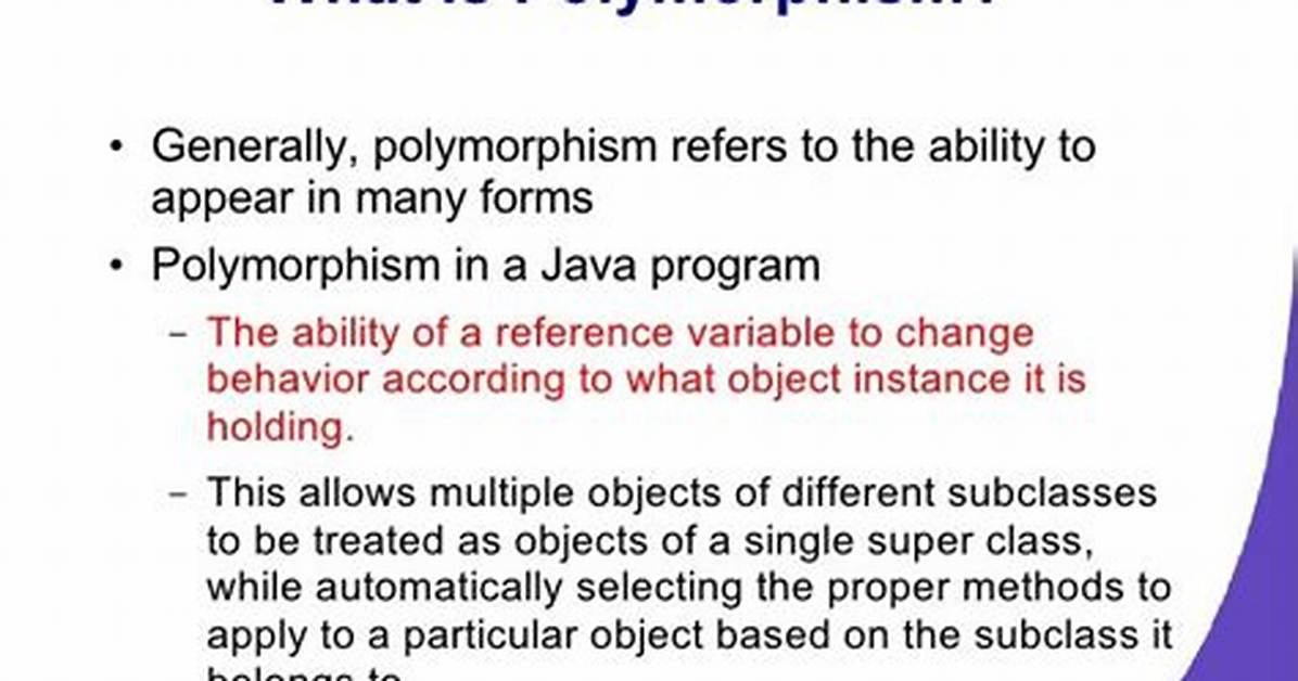 Do You Use Polymorphism?