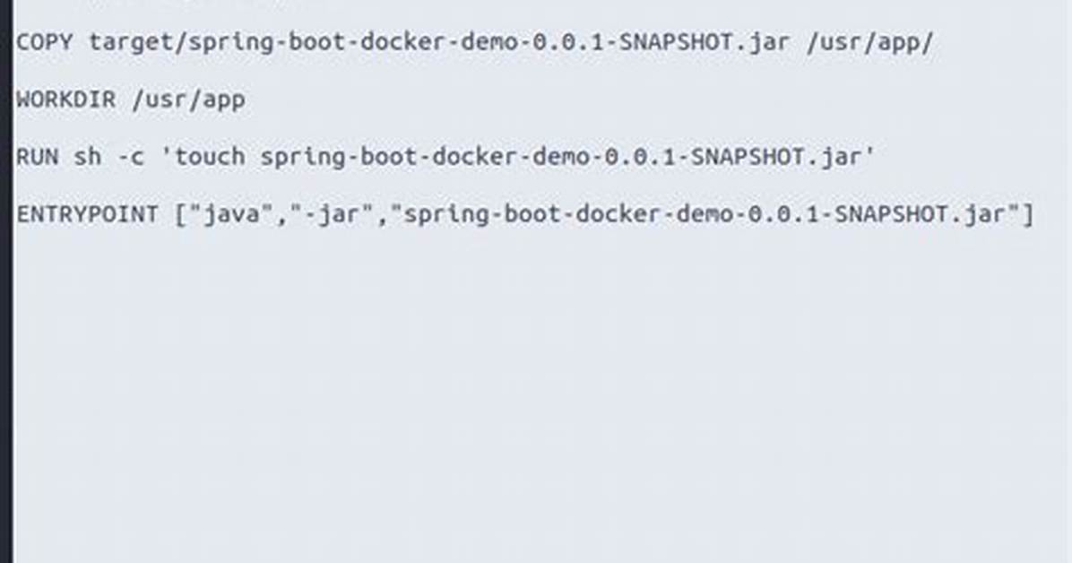 Dockerfile Java Spring Boot - How to Add Folder for Logs