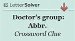 Doctors' Group: Abbr.