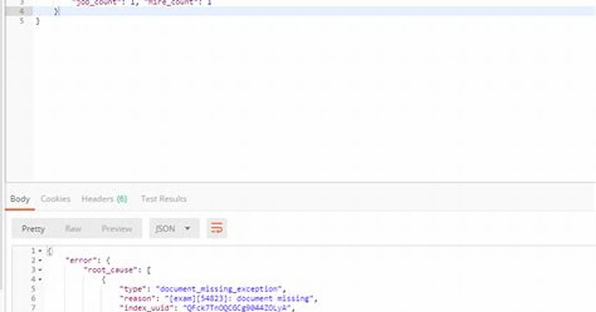 Document_Missing_Exception While Performing Elasticsearch Update