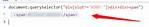 Document. querySelector() Is Not Showing All Elements