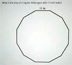 Dodecagon Area Question