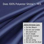 Does 100 Polyester Shrink