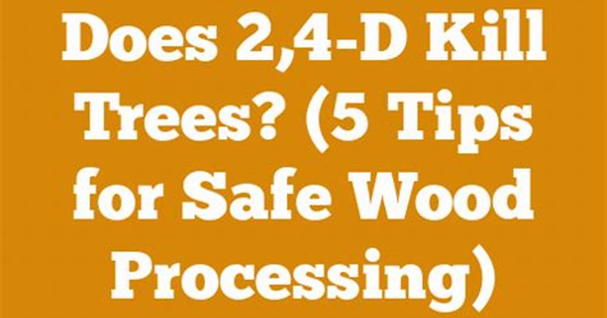 Does 2,4-D Harm Pine Trees