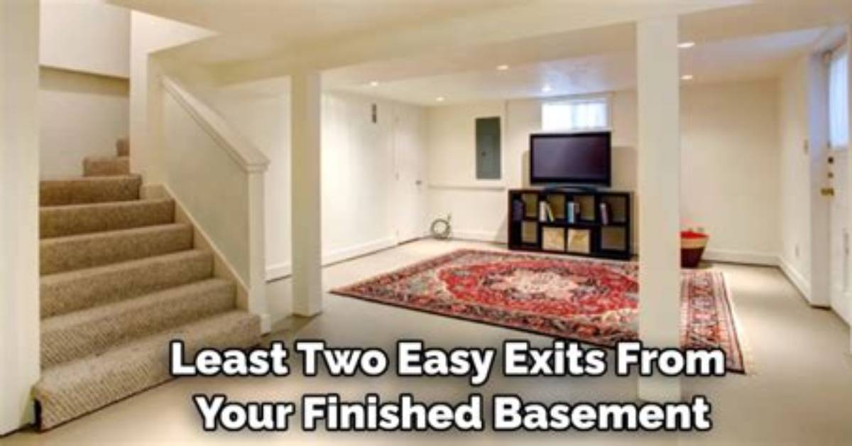 Does a Basement Need Two Exits?