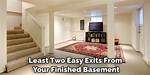 Does a Basement Need Two Exits?
