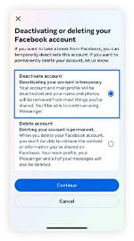 Does a Deactivated Facebook Delete?