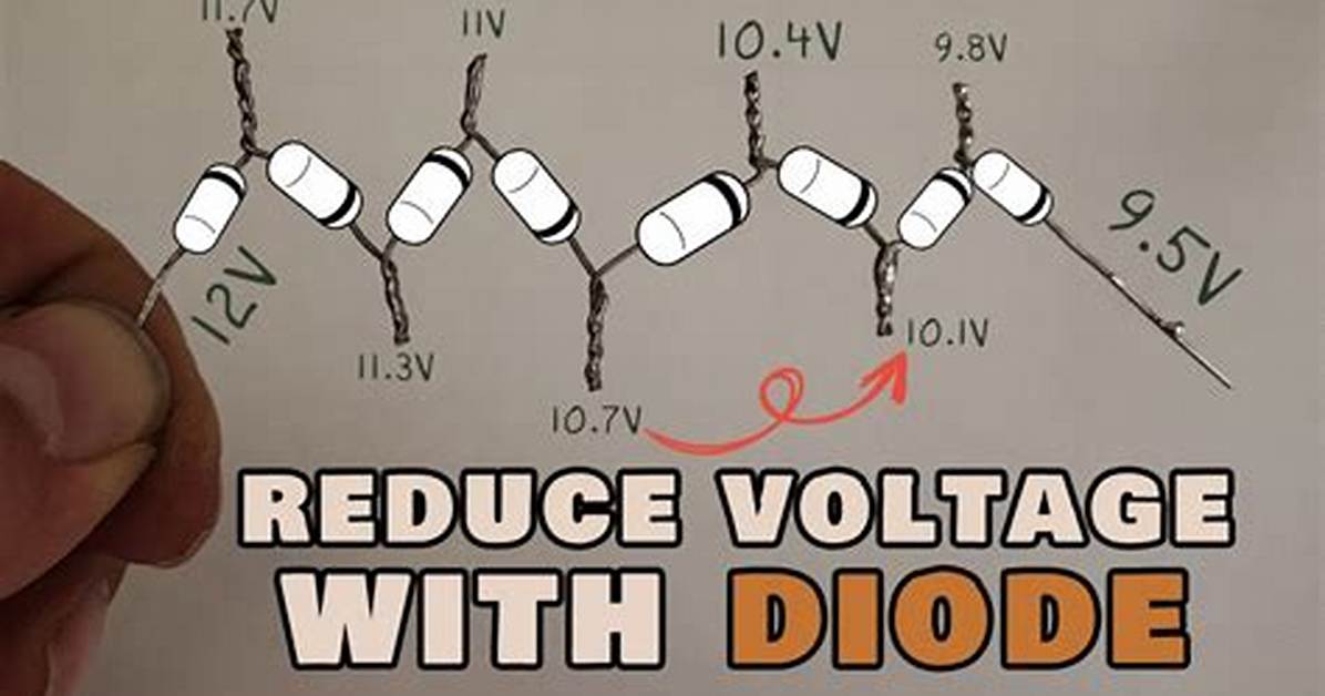 Does a Diode Reduce Voltage?