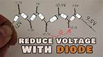 Does a Diode Reduce Voltage?