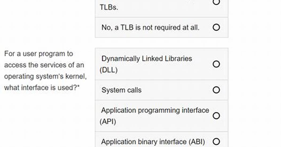 Does a Microprocessor Require a Tlb for Functionality?