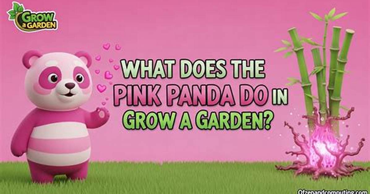 Does a Panda Pink?