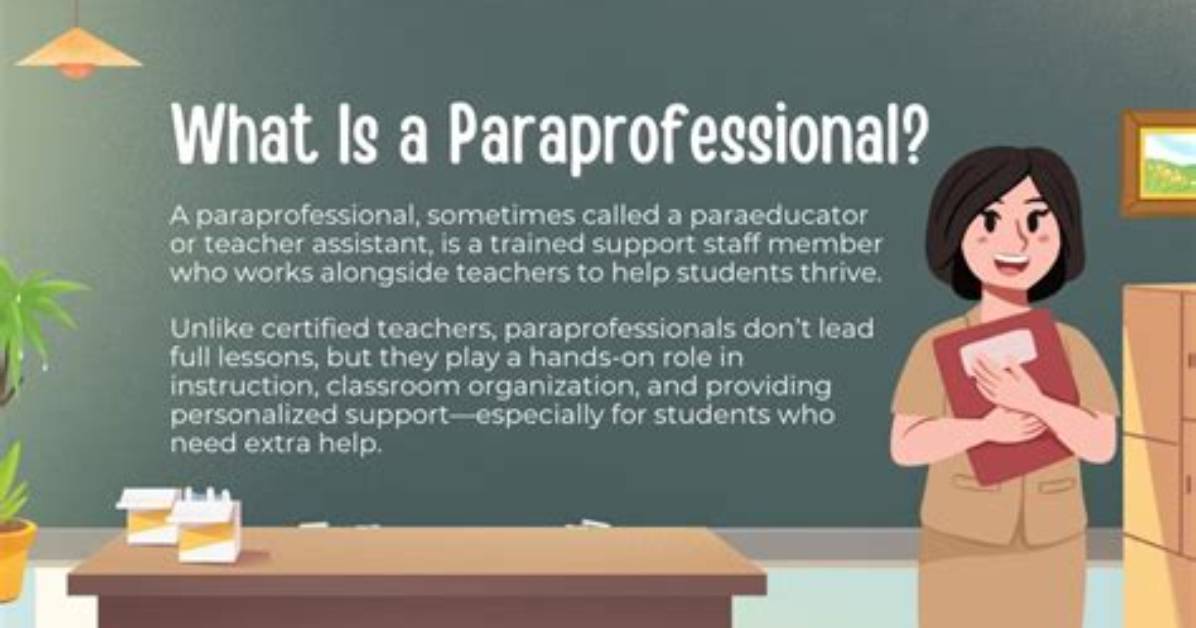 Does a Paraprofessional Do?