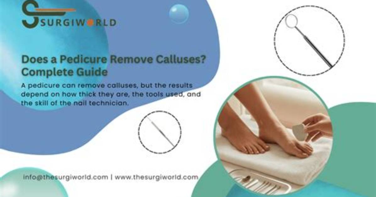 Does a Pedicure Remove Calluses?