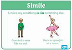 Does a Simile Look Like