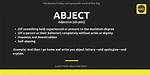 Does Abject Mean Unfortunate?