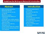 Does Abstract Come Before Introduction?