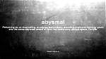 Does Abysmal Mean Deep?