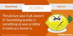 Does Acerbic Mean Sour?