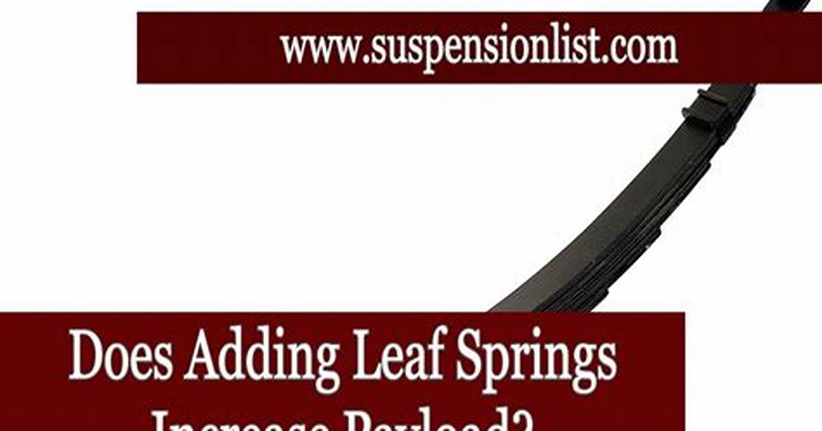 Does Add a Leaf Increase Payload