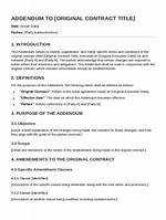 Does Addendum Supersede Contract?