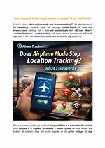 Does Airplane Mode Stop Spyware?