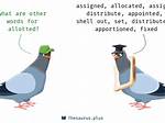 Does Allotted Mean Allowed?