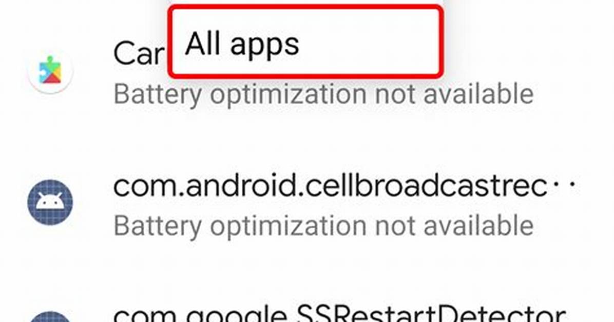 Does Android Ignore Battery Optimization?