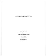 Does Annotated Bibliography Need Title Page?