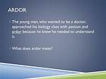 Does Ardor Mean Passion?