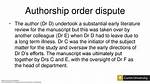 Does Authorship Order Matter?