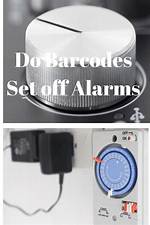 Does Barcodes Set off Alarms?