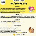 Does Bated Breath Mean?