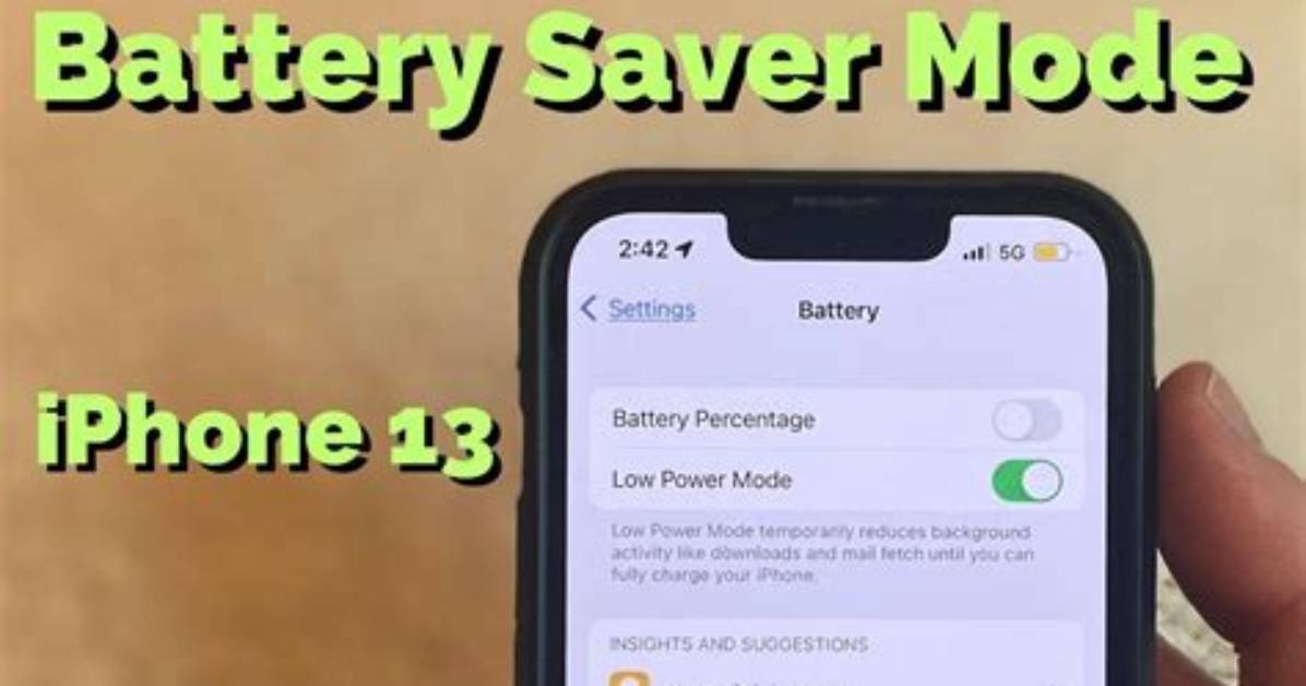 Does Battery Saver Work Iphone?