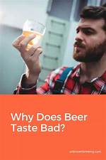 Does Beer Taste Disgusting?