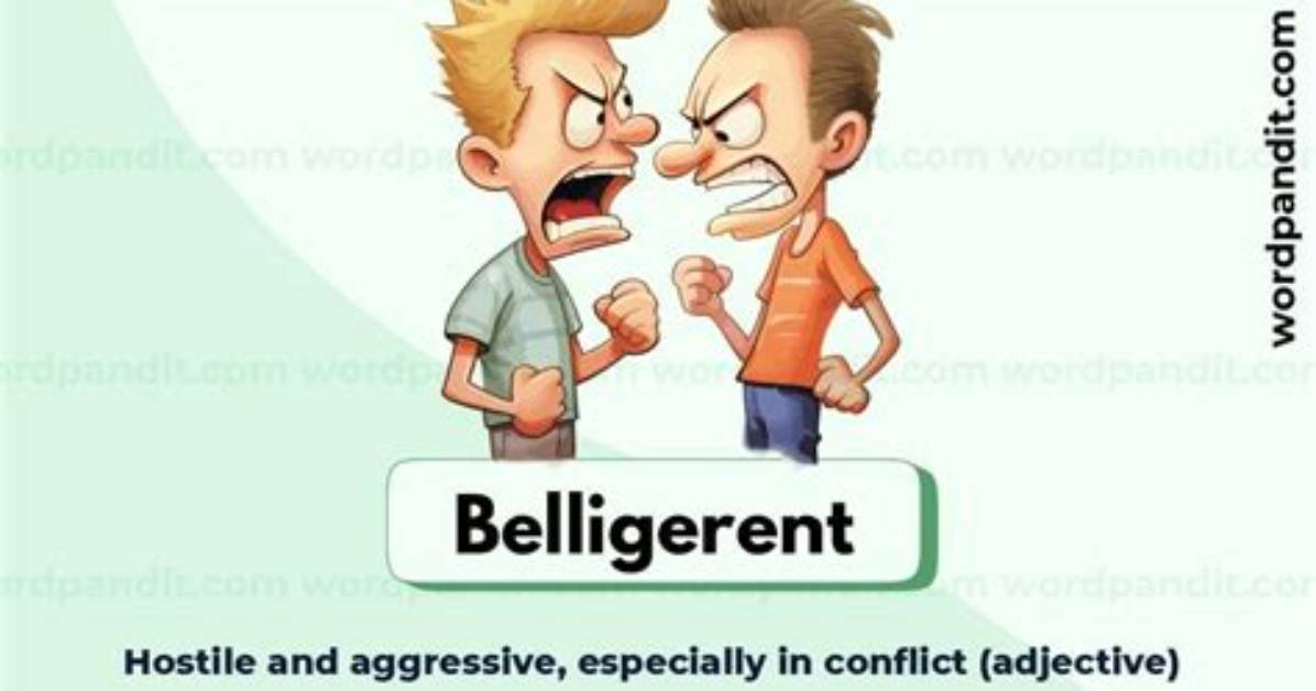 Does Belligerent Mean Drunk?