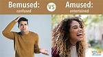 Does Bemused Mean Amused?
