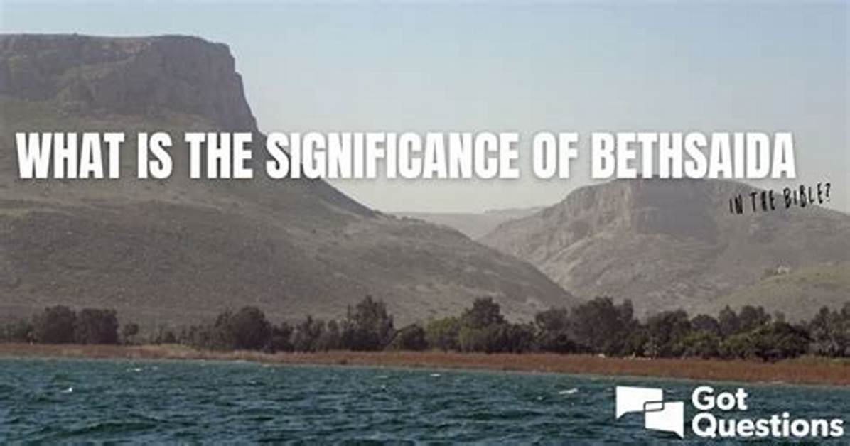 Does Bethsaida Exist Today?