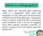 Does Biographical Information Mean?