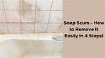 Does Bleach Remove Soap Scum