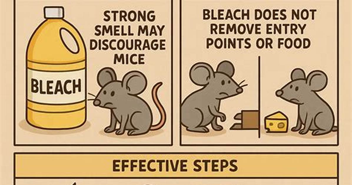 Does Bleach Repel Mice