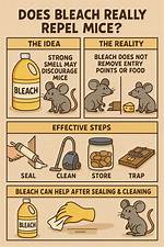 Does Bleach Repel Mice