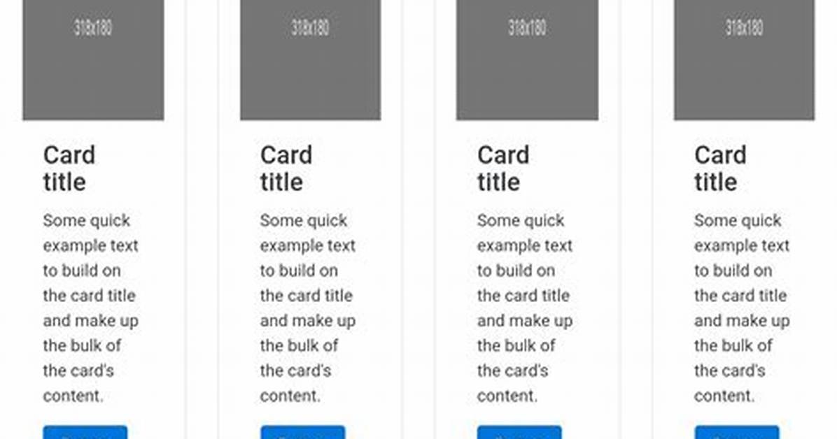 Does Bootstrap 3 Have Cards
