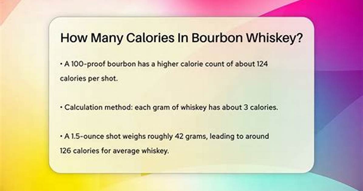 Does Bourbon Have Carbs