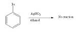 Does Bromobenzene React with Silver Nitrate?