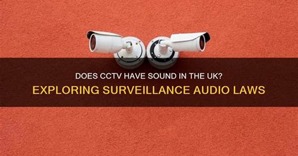 Does Cctv Captures Sound?