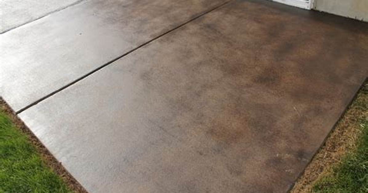 Does Cement Stain Slabs?