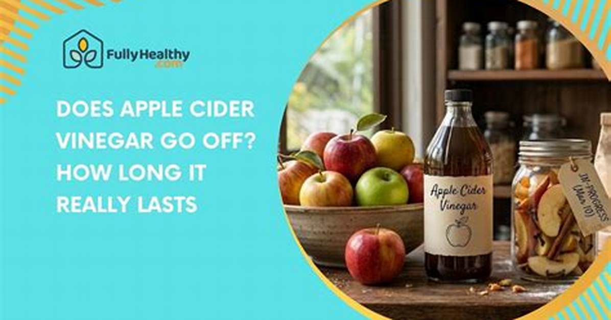Does Cider Go off?